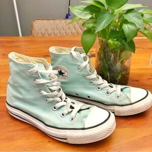 Converse Classic Taylor Chunk All Star High Top in Green Women US 6. Mens US 4.